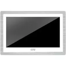 Видеодомофон CTV CTV-M4104AHD CTV-M4104AHD белый AHD/TVI/CVI/CVBS, 2 Мп, 10", автоответчик, слот microSD (до 32ГБ), встр. ист пит, белый