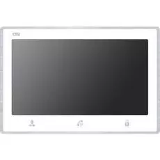 Видеодомофон CTV CTV-M4703AHD 7 TFT IPS LCD (16:9), 1024x600, полудуплекс, АС 100-240 В, 12В DC/1A, белый