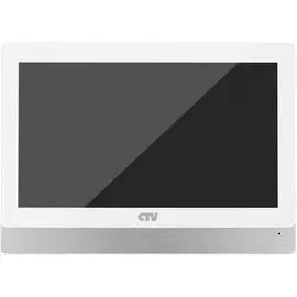 Видеодомофон CTV CTV-M4902 (белый) с технологией Touch Screen для управления работой и параметрами монитора