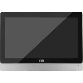 Видеодомофон CTV CTV-M4902 (черный) с технологией Touch Screen для управления работой и параметрами монитора