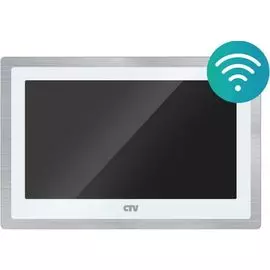 Видеодомофон CTV CTV-M5102AHD (белый) с технологией Touch Screen для управления работой и параметрами монитора