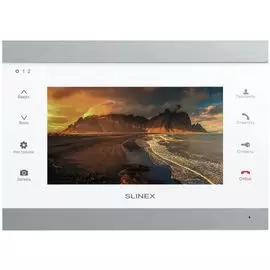 Видеодомофон Slinex SL-07IPHD (Silver+White) 1080P цветной, настенный, 7" IPS TFT LCD дисплей 16:9, разрешение экрана 1024х600