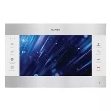 Видеодомофон Slinex SL-10M Silver+White цветной, TFT LCD 10.1" 16:9 (1024600), подключение 2-х вызывных панелей и 2-х видеокамер, настенный