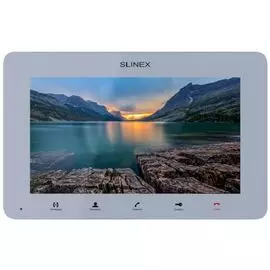 Видеодомофон Slinex SM-07MN (Silver) цветной, настенный, 7" цветной IPS TFT LCD дисплей 16:9, разрешение экрана 1024х600