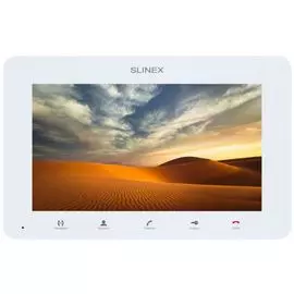 Видеодомофон Slinex SM-07MN (White) цветной, настенный, 7" цветной IPS TFT LCD дисплей 16:9, разрешение экрана 1024х600