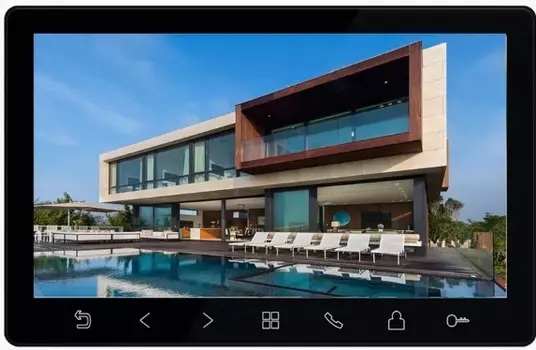 Видеодомофон Tantos Amelie HD SE Slim (Black) XL 7", 1024х600, сенсорные кнопки, AHD/CVI/TVI с разрешением 1080p/720p или CVBS (PAL/NTSC), Hands free,