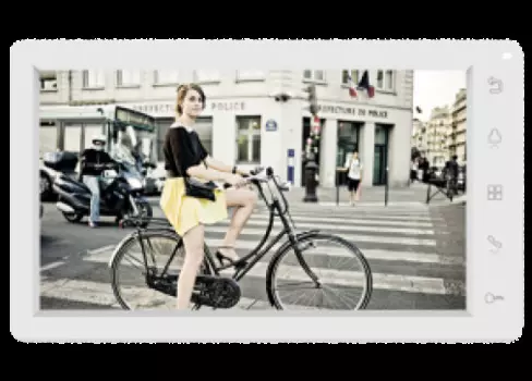 Видеодомофон Tantos Amelie (White) HD SE VZ цветной, экран 7 дюймов, разрешение 1024х600, управление сенсорными кнопками