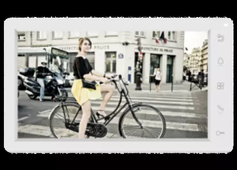 Видеодомофон Tantos Amelie (White) M HD SE цветной, с поддержкой форматов AHD / TVI / CVI 1080р/720p или CVBS (PAL/NTSC)