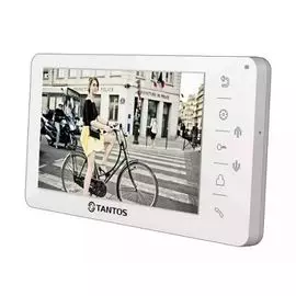 Видеодомофон Tantos Amelie XL цветной, TFT LCD 7", PAL/NTSC, hands-free,1 вх. от подъездного, 1 вх. от вызывной панели, 2 камеры, адаптирован под коор