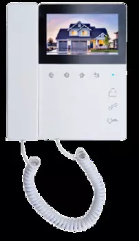 Видеодомофон Tantos Elly с трубкой с трубкой на магните, TFT LCD 4,3" 480x272, PAL/NTSC, 2 панели, 2 камеры, до 4-х шт. в параллель