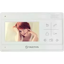 Видеодомофон Tantos LILU - SD цветной, TFT LCD 4.3" 480x272, PAL/NTSC, hands-free, возможности подключения: 4 монитора, 2 вызывные панели, адресный ин