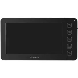 Видеодомофон Tantos Prime Vizit TFT LCD 7", сенсорные кнопки, джойстик, hands-free, 1 вх. для вызывных панелей, 2 вх. для видеокамер, 1 вх. адаптирова