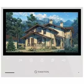 Видеодомофон Tantos Selina HD M Tuya 7 дюймов с сенсорными кнопками, с поддержкой форматов AHD/TVI/CVI 1080р/720p/CVBS (PAL/NTSC)