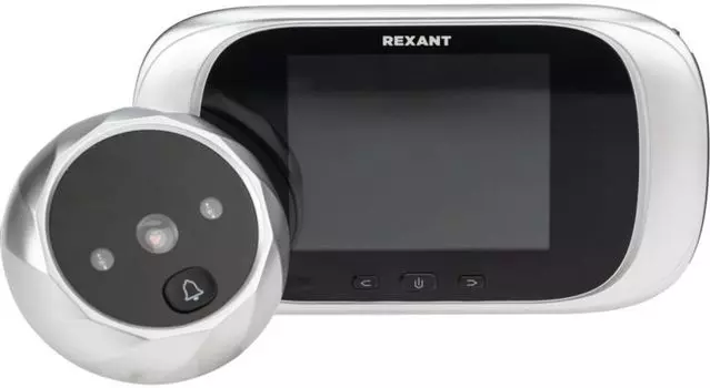 Видеоглазок Rexant 45-1112 дверной (DV-112) с цветным LCD-дисплеем 2.8" с функцией записи фото и звонком