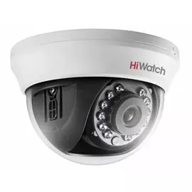 Видеокамера HiWatch DS-T591(C) (3.6 mm) 5Мп внутренняя купольная HD-TVI с ИК-подсветкой до 20м 1/2.5" CMOS матрица, объектив 3.6мм, угол обзора 80°