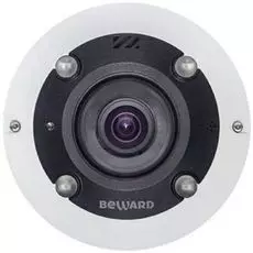 Видеокамера IP Beward BD3990FLM 12 Мп, 1/1.7'' КМОП, 0.1 лк, 4000x3000, 60 к/с, 4 пот H.264/MJPEG, fisheye, ePTZ, аппар. устран. иск. Hardware Dewarpi