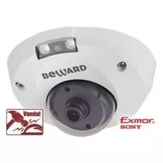 Видеокамера IP Beward NK55630D8 Тип 4-1 ВН, 2 Мп, 1/2.9'' КМОП SONY Exmor, 0.01 лк (день)/0.005 лк (ночь), DWDR, Н.264/MJPEG, 1920x1080, 25 к/с, 2.8/3