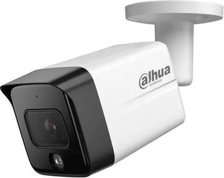 Видеокамера IP Dahua DH-IPC-HFW1230TCP-A-0280B уличная цилиндрическая с ИК-подсветкой до 30м и Wi-Fi 2Мп; 1/2.8” CMOS; объектив 2.8мм; механический ИК