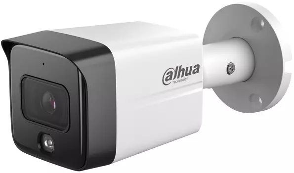 Видеокамера IP Dahua DH-IPC-HFW1230TCP-A-0360B уличная цилиндрическая IP-видеокамера с ИК-подсветкой до 30м и Wi-Fi 2Мп; 1/2.8” CMOS; объектив 3.6мм;