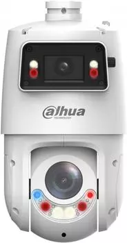 Видеокамера IP Dahua DH-SDT4E425-4F-GB-A-PV1 уличная купольная PTZ с панорамным модулем, активным сдерживанием и ИИ