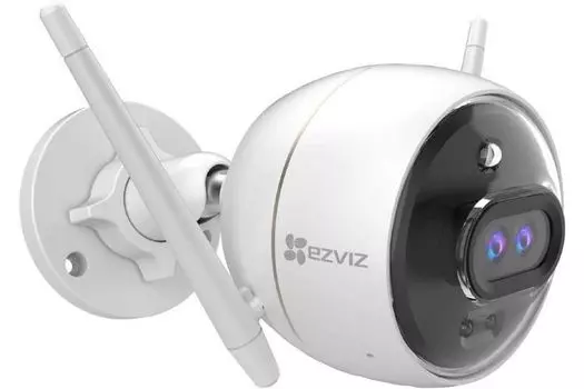 Видеокамера IP EZVIZ C3X 2МП, 1/2.7" Progressive Scan CMOS, 1920x1080, 25к/с, 2.8 мм, f1.6, 3D DNR, 0,0005 люкс, microSD до 256GB
