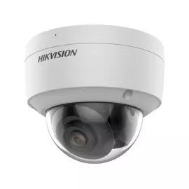 Видеокамера IP HIKVISION DS-2CD2147G2-SU(С)(2.8mm) 4Мп уличная купольная с технологией AcuSense; объектив 2.8мм
