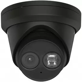 Видеокамера IP HIKVISION DS-2CD2383G2-IU(BLACK)(2.8mm) 8Мп уличная купольная с EXIR-подсветкой до 30м и технологией AcuSense; объектив 2.8мм