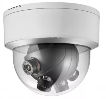 Видеокамера IP HIKVISION DS-2CD6986F-H (5 mm х 4) с 4-мя 2Мп сенсорами, 1/1.8’’ Progressive Scan CMOS; 4 объектива 5мм; угол обзора по гор.:180°, по в