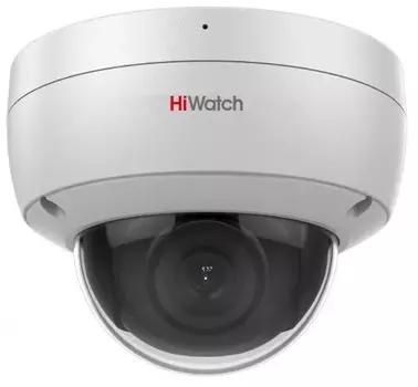 Видеокамера IP HiWatch DS-I652M(B)(2.8mm) 6Мп уличная купольная с EXIR-подсветкой до 30м и встроенным микрофоном