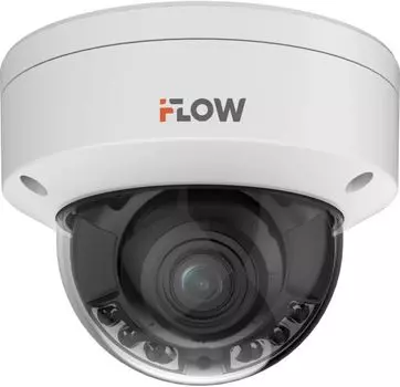 Видеокамера IP I-Flou F-IC-2446CMS(2.8mm) 4МП, 1/1.8" Progressive Scan CMOS, уличная купольная, ИК-подсветка до 30м