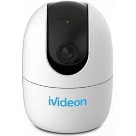 Видеокамера IP Ivideon Cute 360 2MP PTZ облачная Wi-Fi, с ИК подсветкой до10м, фиксированный объектив 3.6 мм, с углом обзора 93°