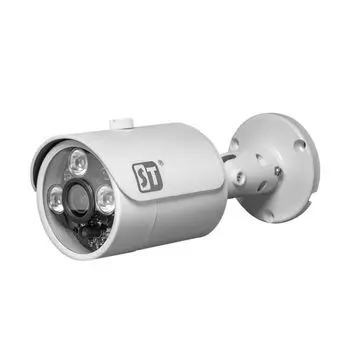 Видеокамера IP Space Technology ST-181 M IP HOME POE АУДИО БЕЛАЯ (2,8mm) 3MP (2304*1296), уличная цилиндрическая с ИК подсветкой до 40 м, 3 SMD IR LED