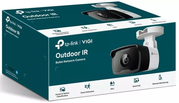 Видеокамера IP TP-LINK VIGI C340I(6mm) 4MP, 1/3" Progressive Scan CMOS, Color/0.1 Lux F2.0, 0 Lux with IR, 25fps/30fps (2560x1440,2304x1296,2048x1280,