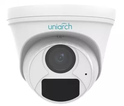 Видеокамера IP Uniarch IPC-T122-APF28K купольная, 1/2.9" CMOS, 1080P (1920*1080) 25к/c, Ultra 265/H.
