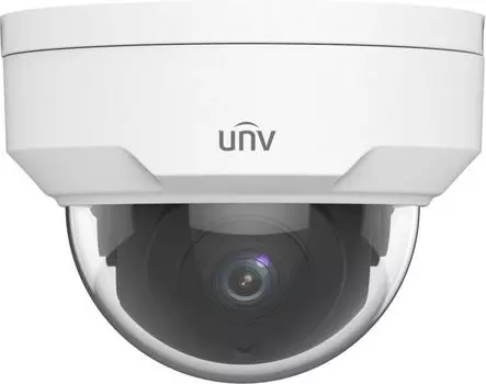 Видеокамера IP UNIVIEW IPC324LB-SF28-A купольная антивандальная, 1/3" 4 Мп КМОП 25 к/с, ИК-подсветка до 30м., 0.01 Лк F2.1, объектив 2.8 мм