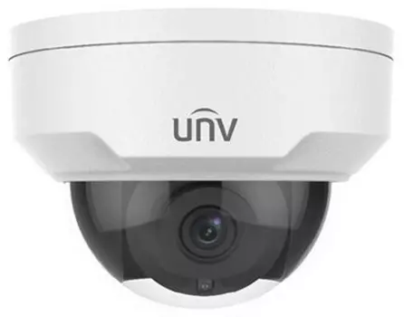 Видеокамера IP UNIVIEW IPC324SS-DF28K-I0 купольная антивандальная, 1/2.7" 4 Мп КМОП/30 к/с, ИК-подсветка до 50м., LightHunter 0.003 Лк/1.6, объектив 2