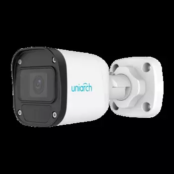 Видеокамера IP UNIVIEW IPC-B122-APF40 2 Мп уличная цилиндрическая 1/2.8" с ИК-подсветкой до 30м; объектив 4.0мм, встроенный микрофон, детекция движени