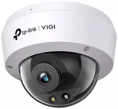 Видеокамера TP-LINK VIGI C240(2.8mm) 4MP Full-Color Dome Network Camera, H.265+/H.265/H.264+/H.264, 1/3" Progressive Scan CMOS, Color/0.005 Lux@F1.6,