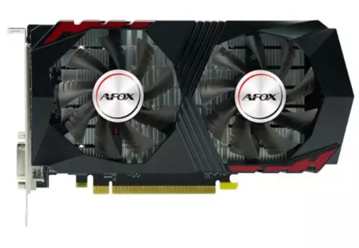 Видеокарта PCI-E Afox GeForce GTX 1050 Ti (AF1050TI-4096D5H5-V6) 4GB GDDR5 128bit 14nm 1291/7000MHz DVI/HDMI/DP