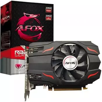 Видеокарта PCI-E Afox Radeon RX 550 (AFRX550-4096D5H4-V4) 4GB GDDR5 128bit 12nm 1183/6000MHz DVI-D/H