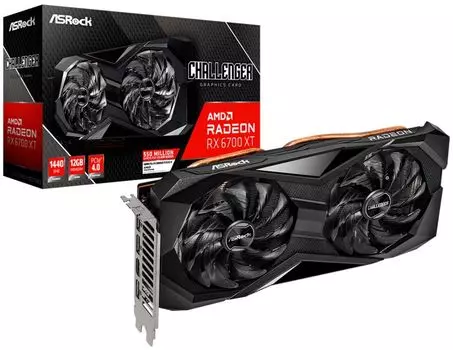 Видеокарта PCI-E ASRock Radeon RX 6700 (RX6700XT CLD 12GO) 12GB GDDR6 192bit 7nm 2330/16000MHz HDMI/3*DP