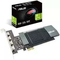 Видеокарта PCI-E ASUS GeForce GT 710 GT710-4H-SL-2GD5 2GB GDDR5 64bit 28nm 954/5012MHz HDMIx4/HDCP Ret