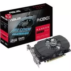 Видеокарта PCI-E ASUS Radeon RX 550 (PH-550-2G) 2GB GDDR5 64bit 14nm 1019/6000MHz DVI/HDMI/DP RTL