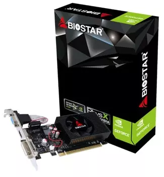 Видеокарта PCI-E Biostar GeForce GT 730 LP (VN7313THX1) 2GB GDDR3 128bit 28nm 700/1333MHz DVI HDMI