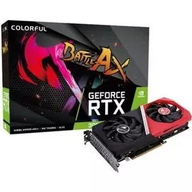 Видеокарта PCI-E Colorful GeForce RTX 3060 NB DUO (RTX 3060 NB DUO 12G V2 L-V) 12GB GDDR6 192bit 8nm 1320/15000MHz HDMI/3*DP