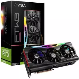 Видеокарта PCI-E EVGA GeForce RTX 3090 FTW3 ULTRA GAMING (24G-P5-3987-KR) 24GB GDDR6X 384bit 8nm 1395/19500MHz HDMI/3*DP RTL