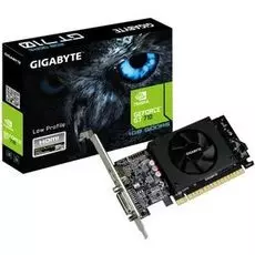 Видеокарта PCI-E GIGABYTE GeForce GT 710 GV-N710D5-1GL 1GB DDR5 64 bit 28nm 954/5010MHz DVI-I/HDMI RTL