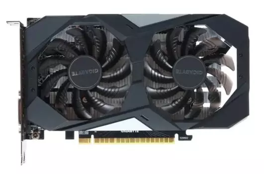 Видеокарта PCI-E GIGABYTE GeForce GTX 1650 WINDFORCE OC (GV-N1656WF2OC-4GD 3.0) 4GB GDDR6 128bit 12nm 1410/12000MHz DVI-D/HDMI/DP/HDCP Ret
