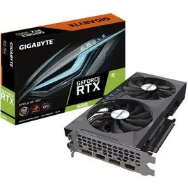 Видеокарта PCI-E GIGABYTE GeForce RTX 3060 EAGLE OC (GV-N3060EAGLE OC-12GD 2.0) 12GB GDDR6 192bit 8nm 1320/15000MHz 2*HDMI/2*DP