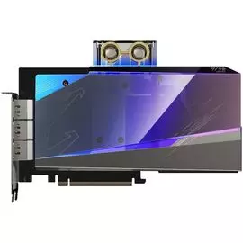 Видеокарта PCI-E GIGABYTE GeForce RTX 3080 Ti AORUS XTREME WATERFORCE WB (GV-N308TAORUSX WB-12GD) (УЦЕНЕННЫЙ) 12GB GDDR6X 384 bit 8nm 1365/19000 3*HDM